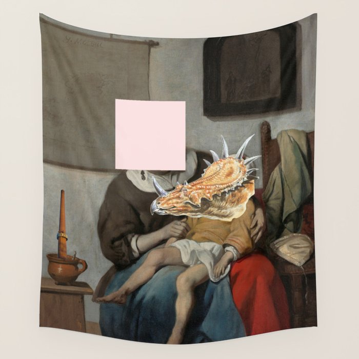 Classic Mix 247 · somekind of abstract horror Wall Tapestry Gallery Image 4