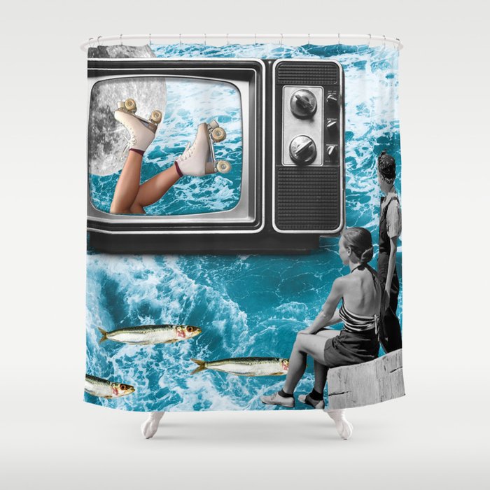 Summer Nights (...once upon a time) Shower Curtain Gallery Image 1