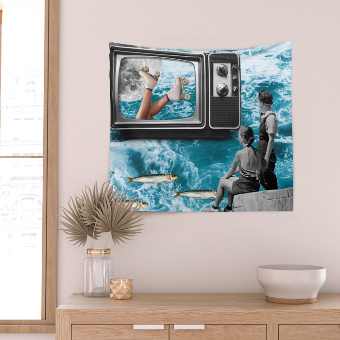 Summer Nights (...once upon a time) Wall Tapestry Gallery Image 2