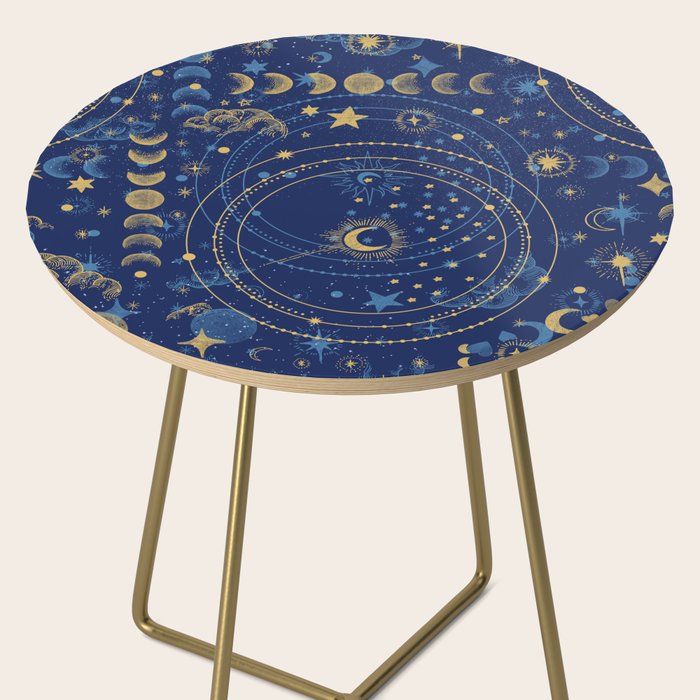 Pattern mystic celestial dark A Side Table Gallery Image 2
