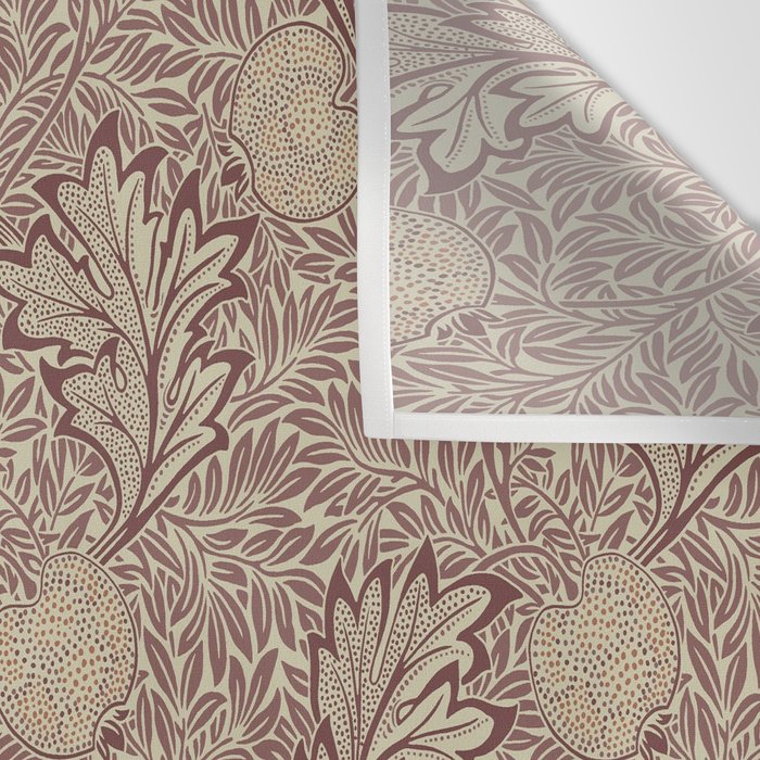 William Morris Vintage Apple Red Gold Wall Tapestry Gallery Image 3