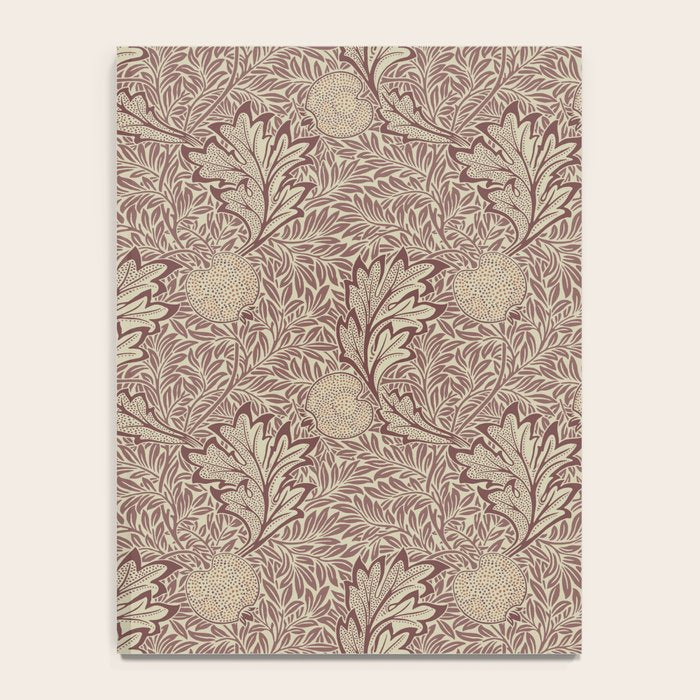 William Morris Vintage Apple Red Gold Notebook Gallery Image 4