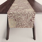 William Morris Vintage Apple Red Gold Table Runner Gallery Image 1