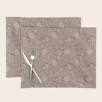 William Morris Vintage Apple Red Gold Placemat Gallery Image 1