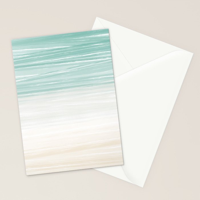 Waves Meet the Shore Stationery Card Gallery Image 2