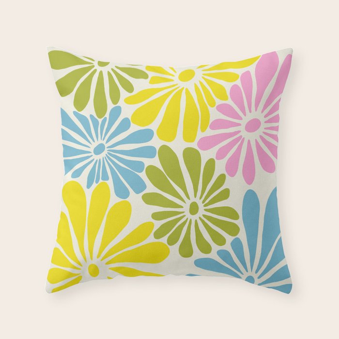 Petals & Pastels Throw Pillow Gallery Image 6