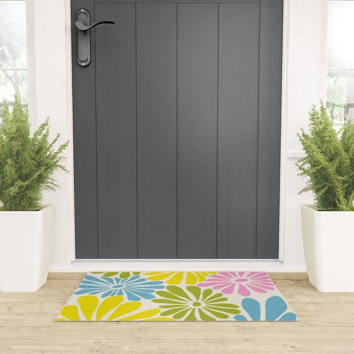 Petals & Pastels Welcome Mat Gallery Image 3