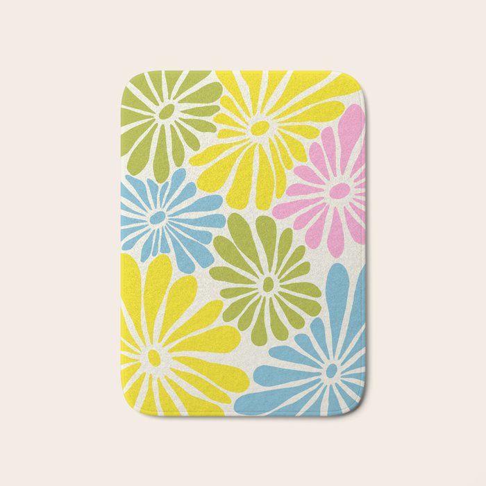 Petals & Pastels Bath Mat Gallery Image 1