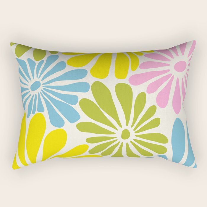 Petals & Pastels Rectangular Pillow Gallery Image 2