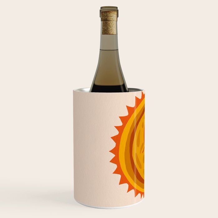Moon Glow - Retro Ochre Wine Chiller Gallery Image 2