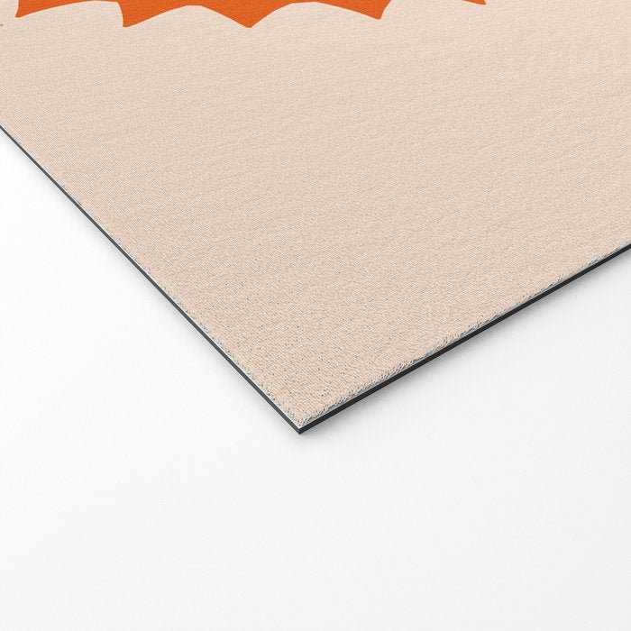 Moon Glow - Retro Ochre Welcome Mat Gallery Image 2