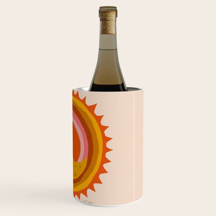 Moon Glow - Retro Ochre Wine Chiller Gallery Image 3