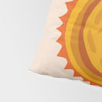 Moon Glow - Retro Ochre Pillow Sham Gallery Image 4