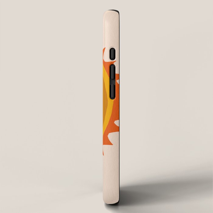 Moon Glow - Retro Ochre iPhone Case Gallery Image 2