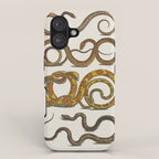 Albertus Seba Snakes Illustration  iPhone Case Gallery Image 1
