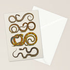 Albertus Seba Snakes Illustration  Stationery Card Gallery Image 2