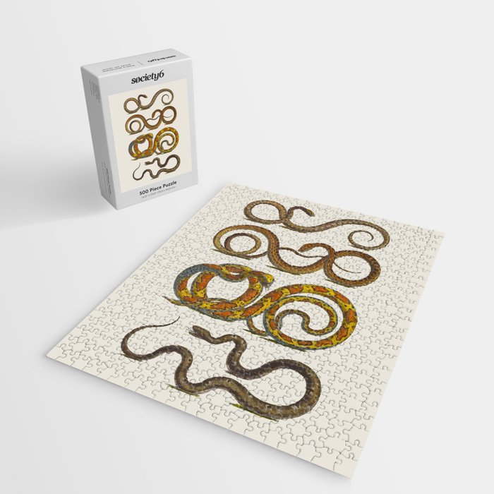 Albertus Seba Snakes Illustration  Jigsaw Puzzle Gallery Image 2
