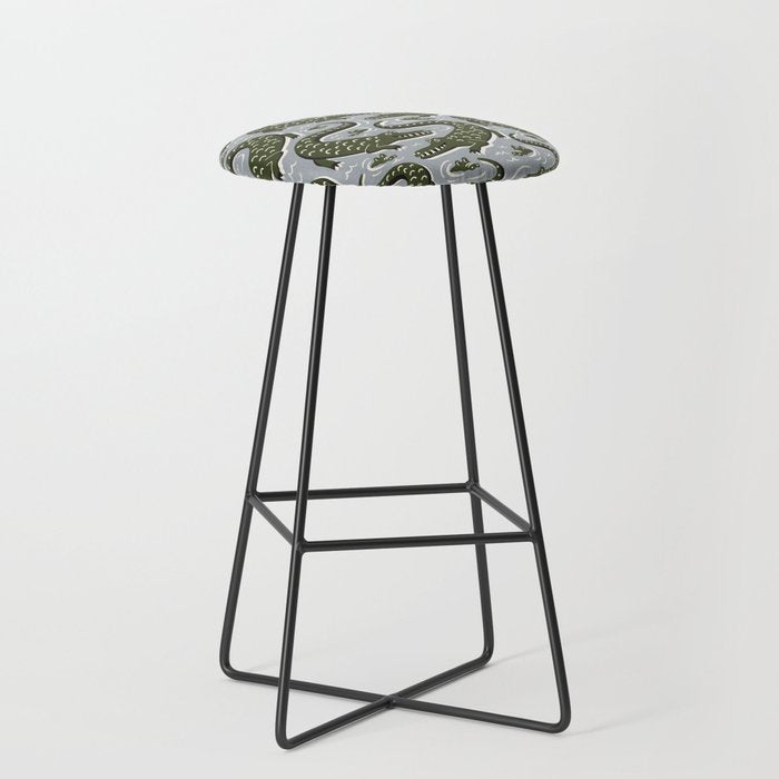 Alligator - Down In The Bayou - Grey Stool Gallery Image 1