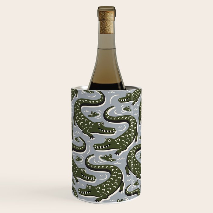 Alligator - Down In The Bayou - Grey Wine Chiller Gallery Image 1