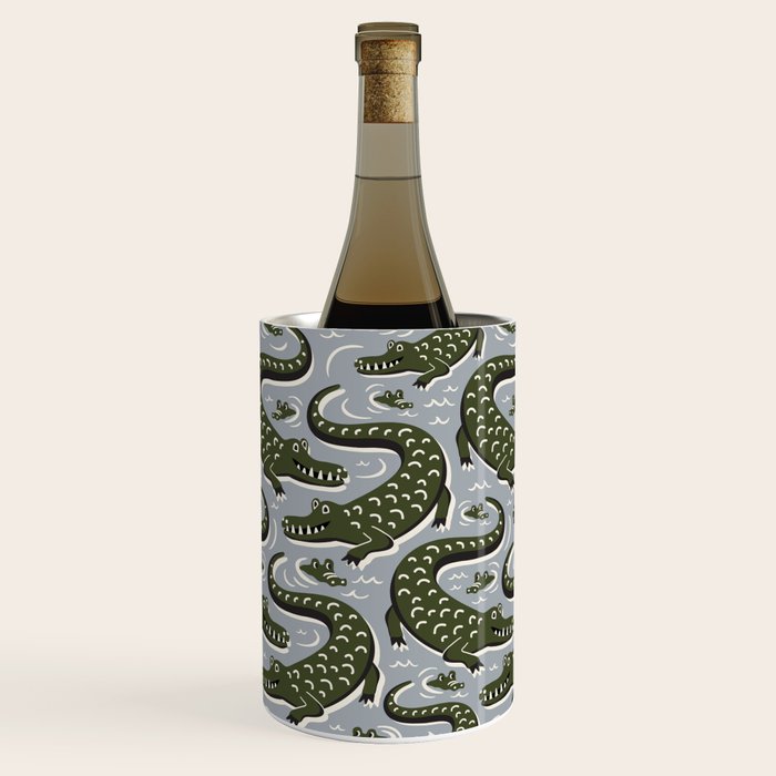 Alligator - Down In The Bayou - Grey Wine Chiller Gallery Image 2