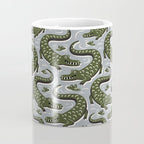 Alligator - Down In The Bayou - Grey Coffee Mug Gallery Image 4