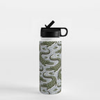 Alligator - Down In The Bayou - Grey Water Bottle Gallery Image 1