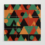 The sun phase Wood Wall Art Gallery Image 1
