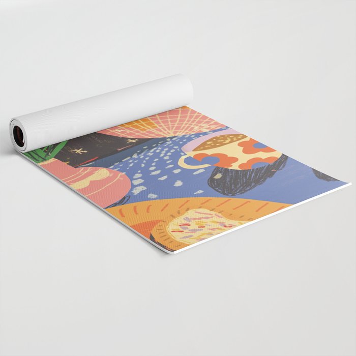 Disco night #2 Yoga Mat Gallery Image 2
