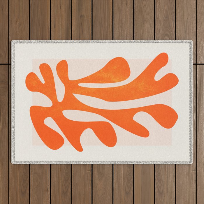 Flamingo: Matisse Color Series IV | Mid-Century Edition Outdoor Rug Gallery Image 1