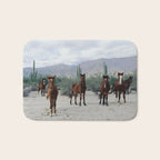 Bahía de los Ángeles Wild Horses Bath Mat Gallery Image 1