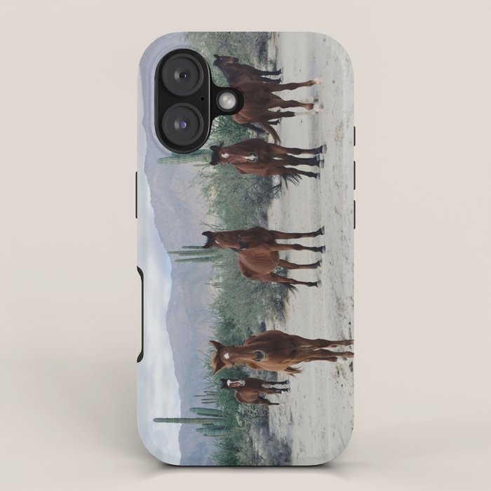 Bahía de los Ángeles Wild Horses iPhone Case Gallery Image 1