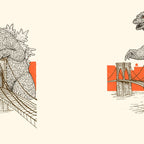 Godzilla vs. the Brooklyn Bridge Coffee Mug Gallery Image 2