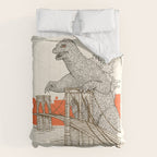 Godzilla vs. the Brooklyn Bridge Comforter Gallery Image 6