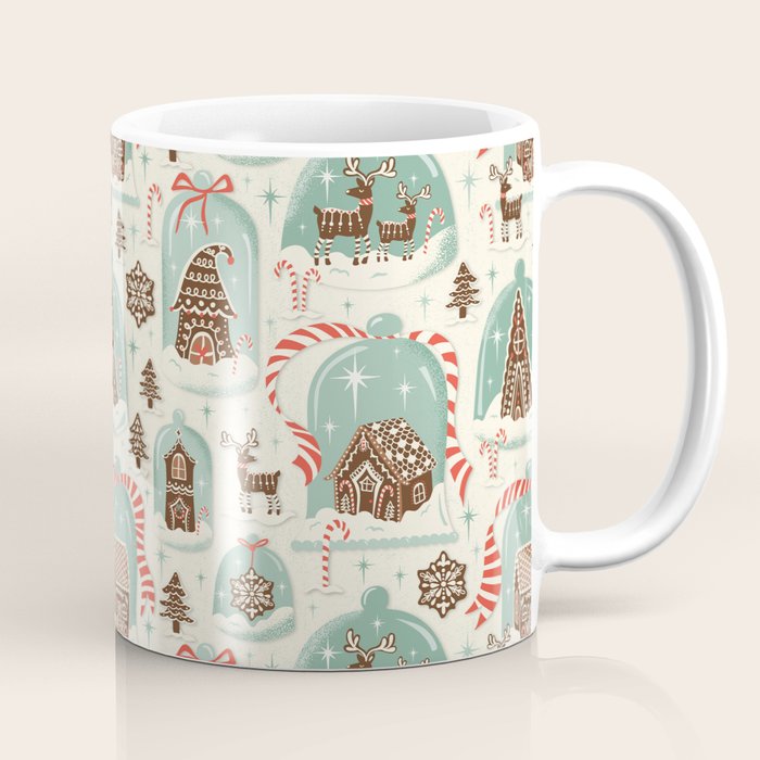 Gingerbread Village Cream Coffee Mug Gallery Image 1