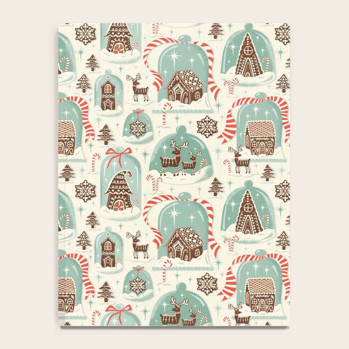 Gingerbread Village Cream Notebook Gallery Image 4
