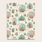 Gingerbread Village Cream Notebook Gallery Image 4