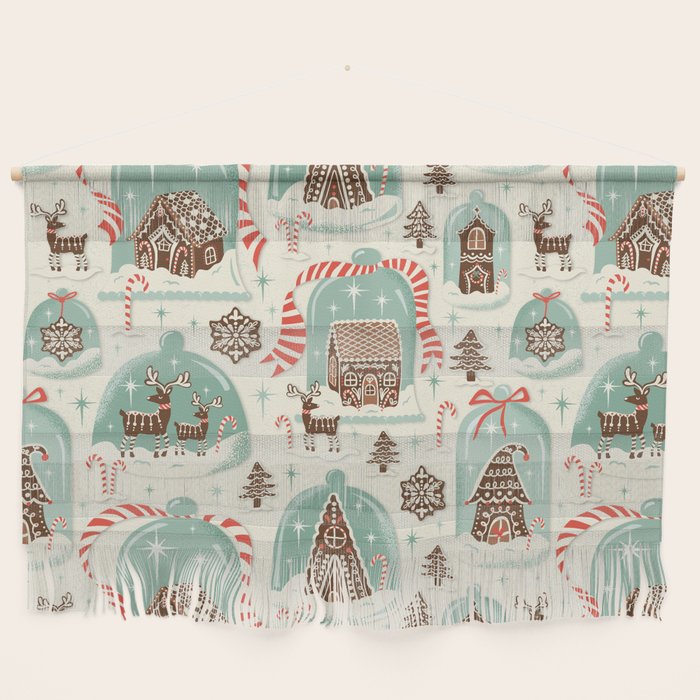 Gingerbread Village Cream Wall Hanging Gallery Image 1