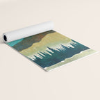 Snowy Night Yoga Mat Gallery Image 2