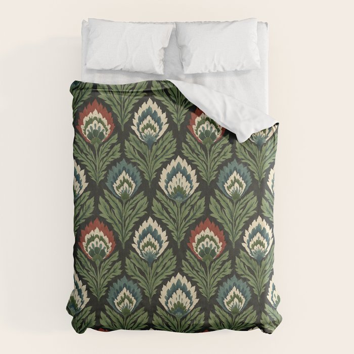 Vintage Floral Tapestry Pattern Duvet Cover Gallery Image 6