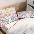 Chinese Moon Moth and Butterflies Pillow Sham Gallery Image 2