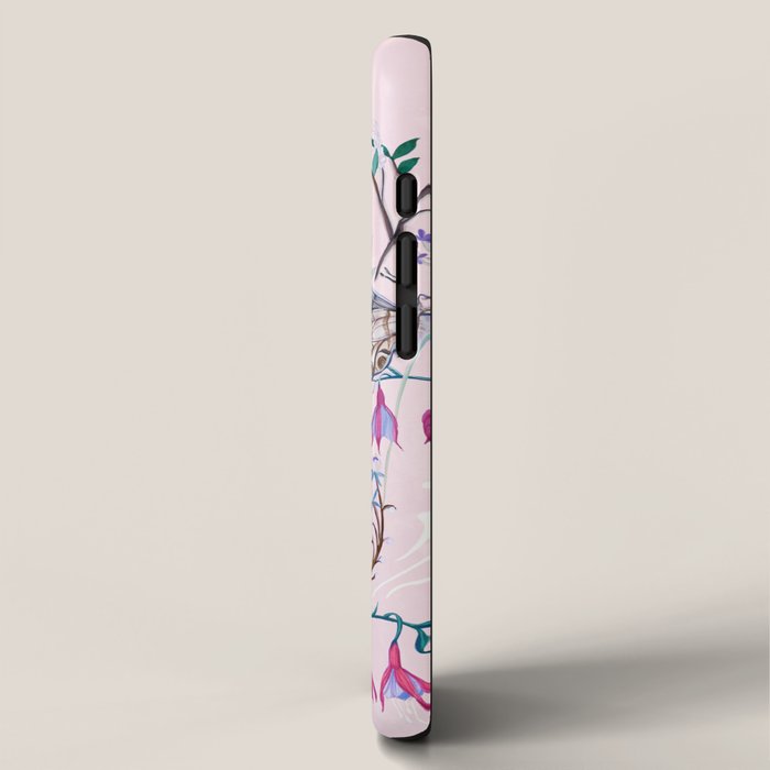 Chinese Moon Moth and Butterflies iPhone Case Gallery Image 2