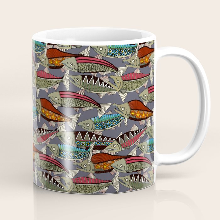 Alaskan salmon dusk Coffee Mug Gallery Image 1