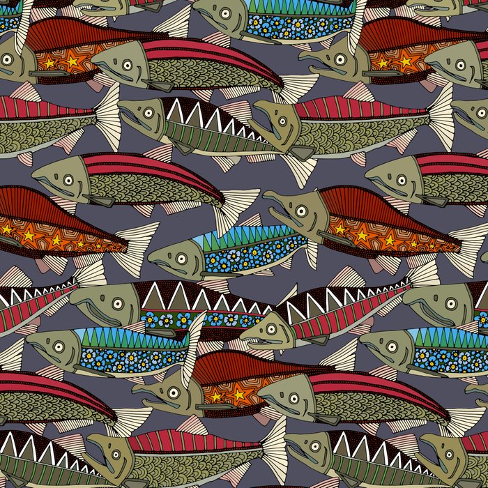 Alaskan salmon dusk Coffee Mug Gallery Image 2