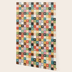 Retro Festive Sparkle Checker  Wallpaper Gallery Image 2