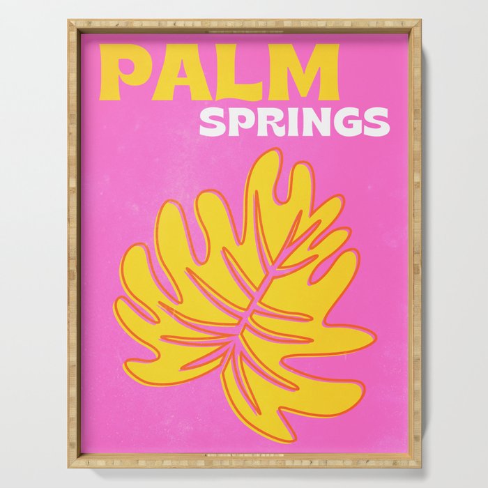 Palm Springs: Vintage Travel Colour Series 06 Serving Tray Gallery Image 1