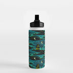Halloween Night - Fox Fire Green Water Bottle Gallery Image 2