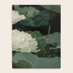 Floral Japandi Wall Art Lotus Flower Print Japanese Wall Art Sage Green Poster Wabi Sabi Painting Notebook Gallery Image 4