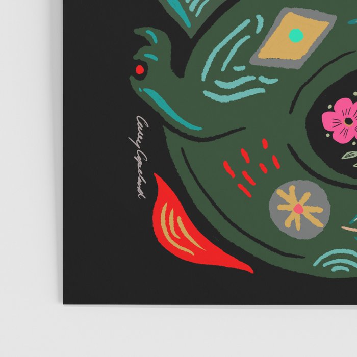 Dragon - Red, Black, Green Poster Gallery Image 3
