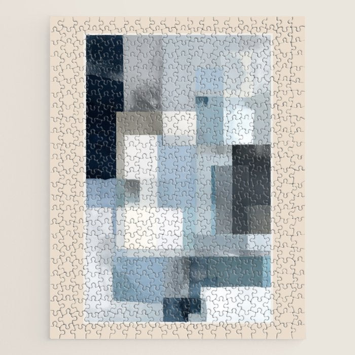 Soft Blue Forms III Jigsaw Puzzle Gallery Image 1