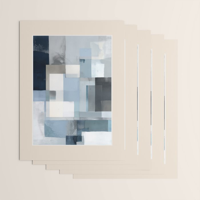 Soft Blue Forms III Wrapping Paper Gallery Image 3